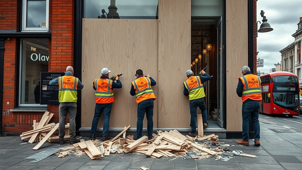 Boarding Up Security Brent Cross