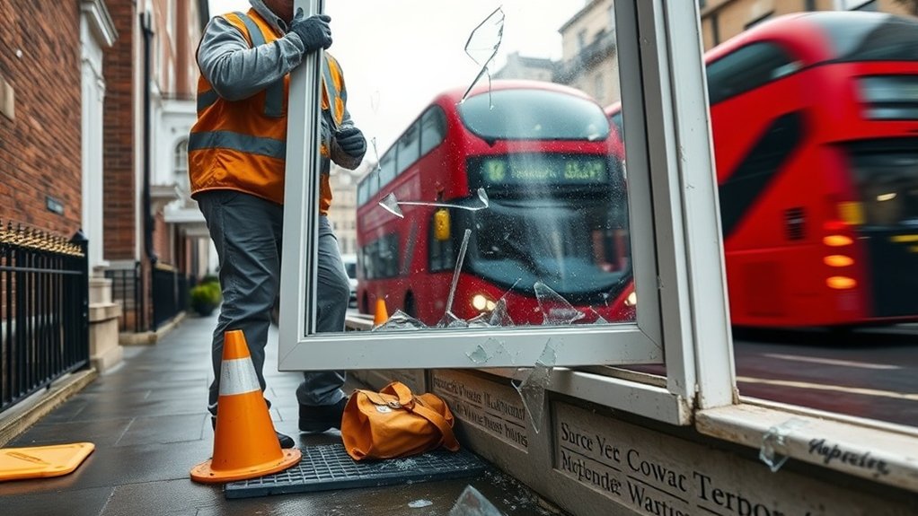 Broken Glass Replacement Brent Cross